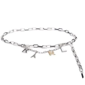 Karl Lagerfeld  letter-charm chain belt