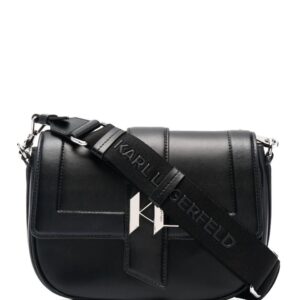 Karl Lagerfeld medium K/Saddle leather bag