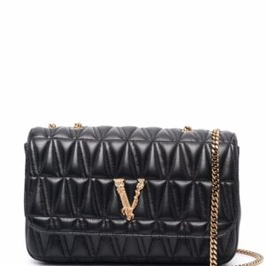 Versace Virtus quilted shoulder bag