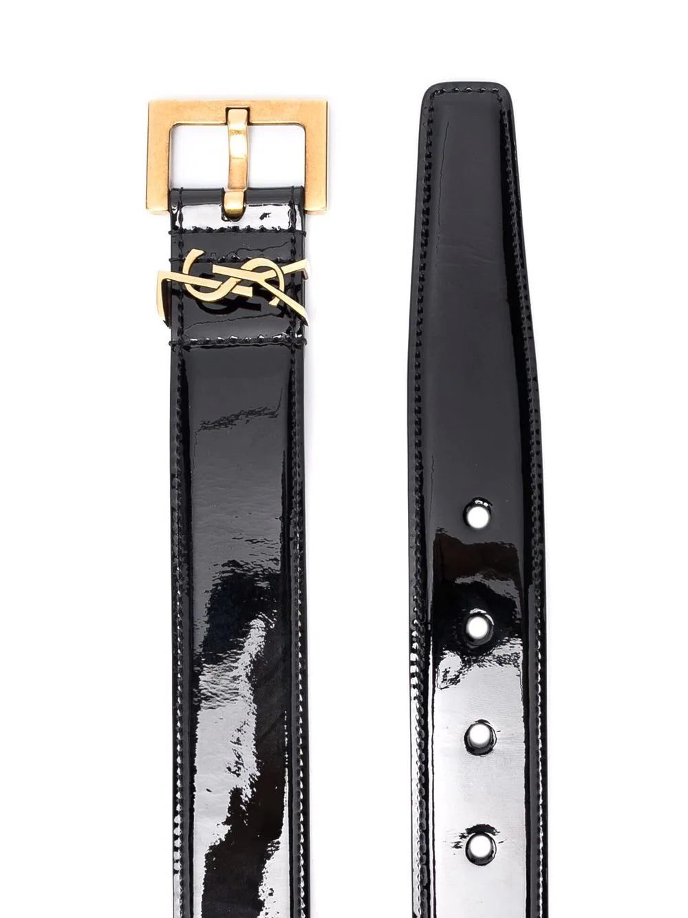 Saint Laurent monogram plaque belt - Image 2