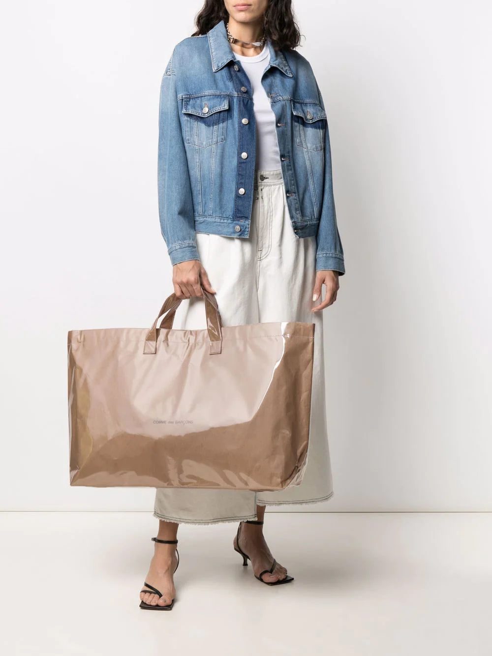 Comme Des Garçons logo print paper bag - Image 2