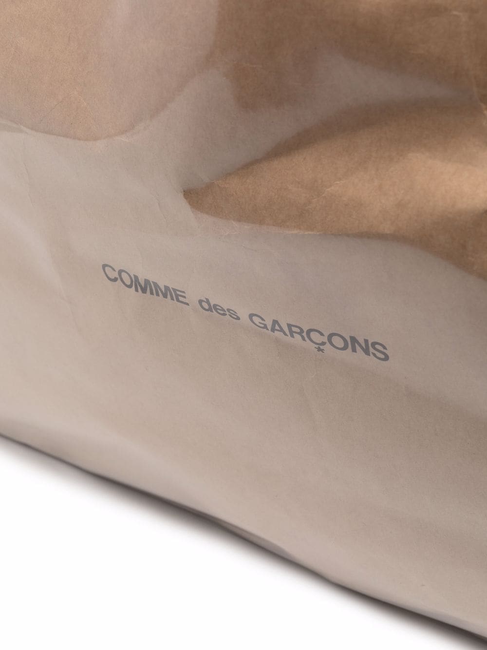 Comme Des Garçons logo print paper bag - Image 4