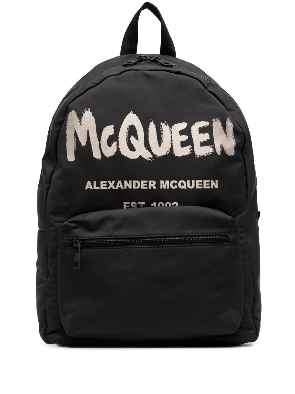 Alexander Mcqueen Graffiti Metropolitan printed backpack