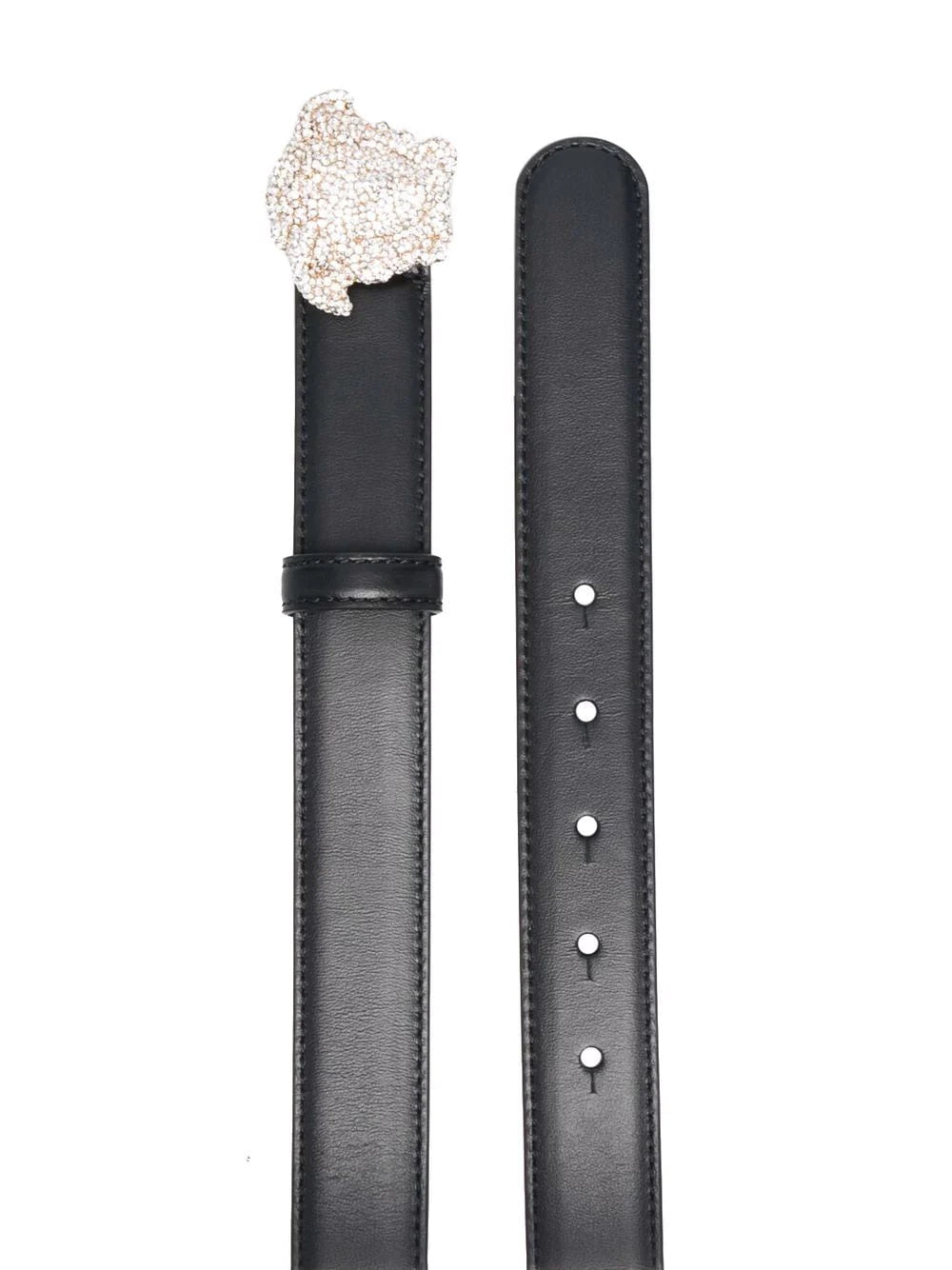 Versace La Medusa crystal-embellished belt - Image 2