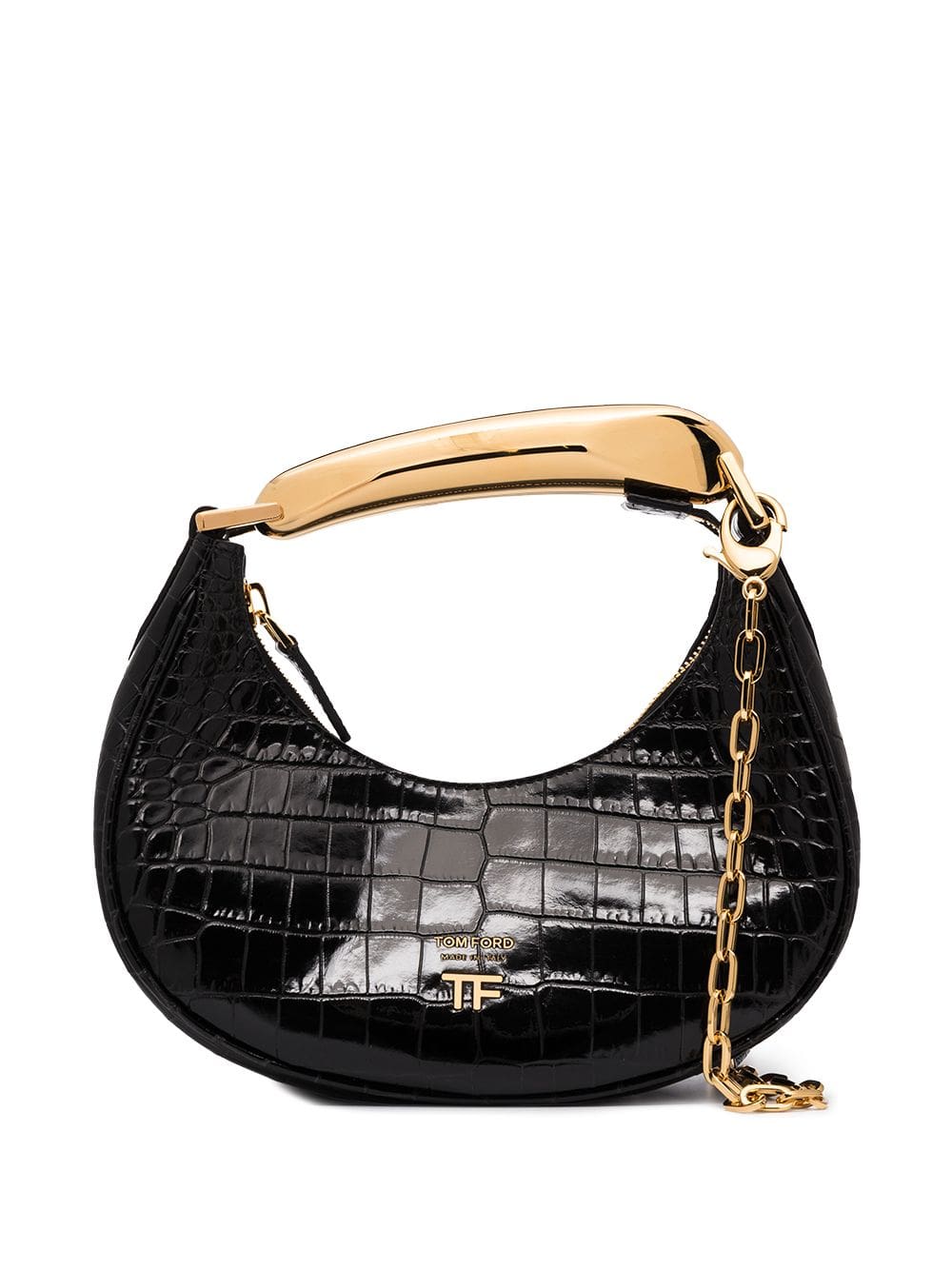 TOM FORD mini Bianca crocodile-embossed tote bag
