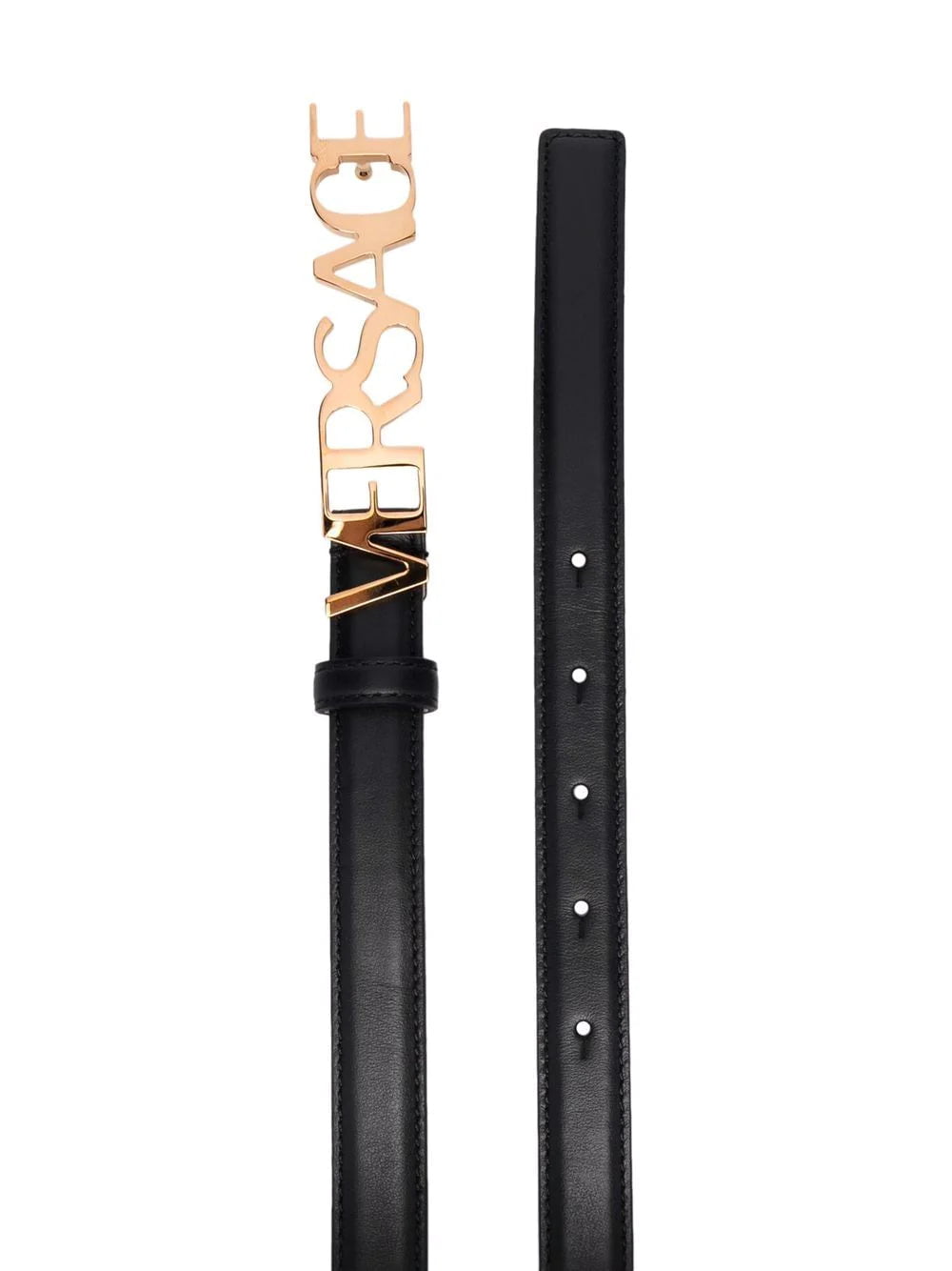 Versace lettering logo buckle belt - Image 2