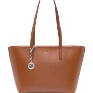 DKNY logo-charm tote bag