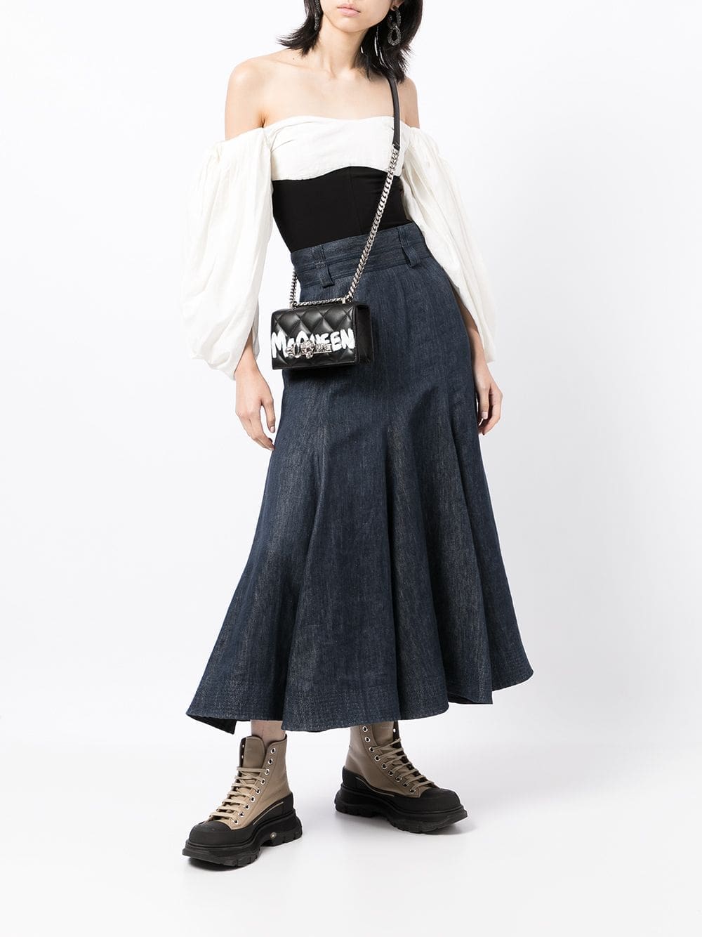 Alexander McQueen mini jewelled satchel bag - Image 2