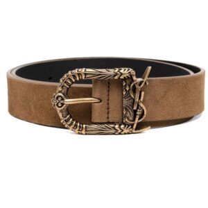 Saint Laurent YSL logo leather belt