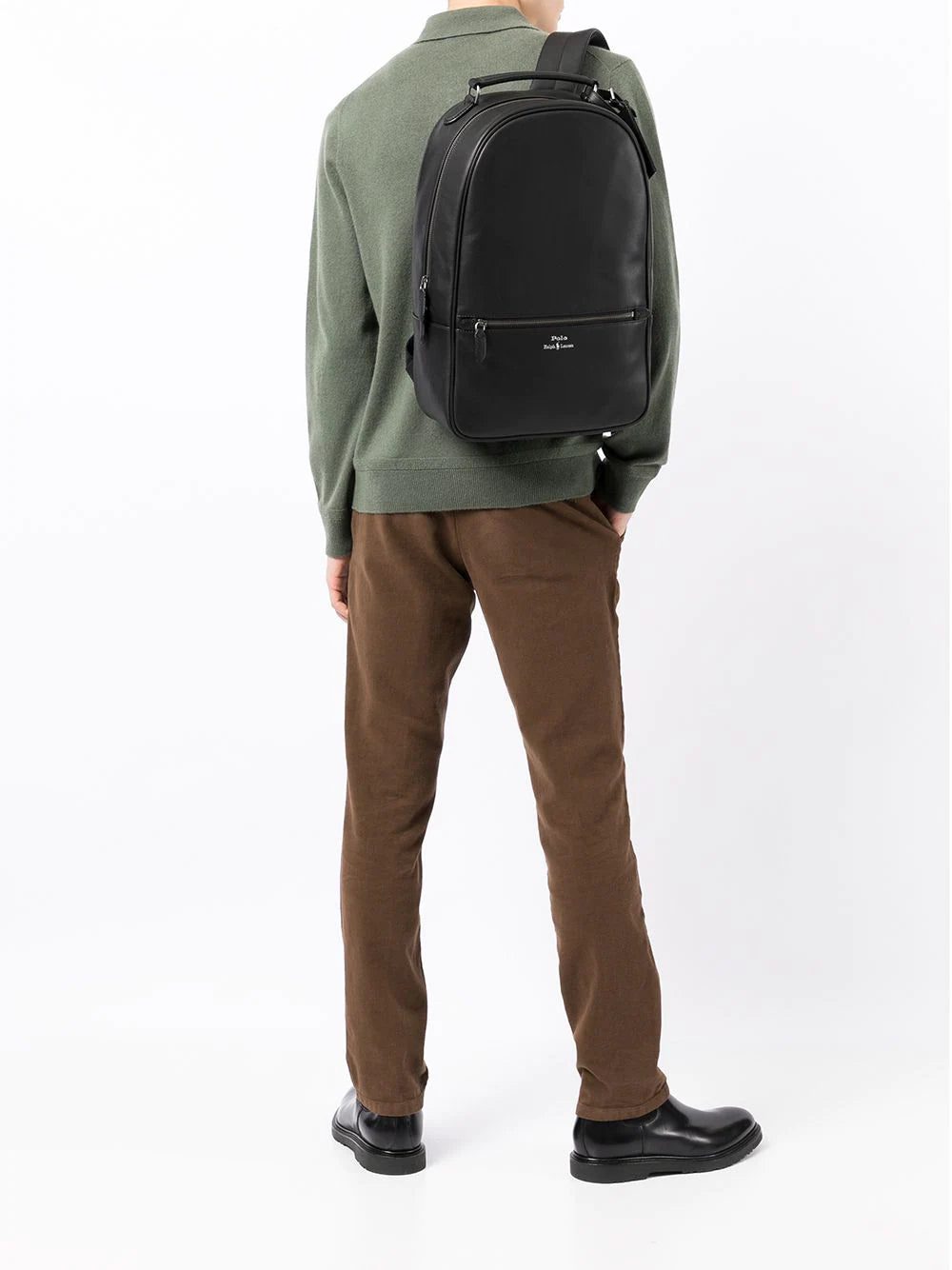 Polo Ralph Lauren smooth leather backpack - Image 2