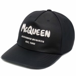 Alexander McQueen logo-print cap