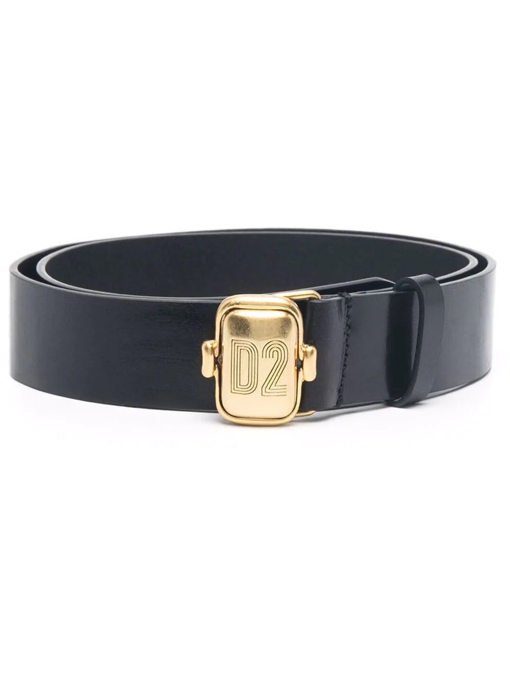 Dsquared2 engraved-logo buckle belt