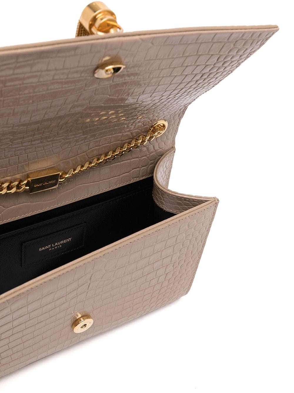 Saint Laurent small Kate croc-effect crossbody bag - Image 4