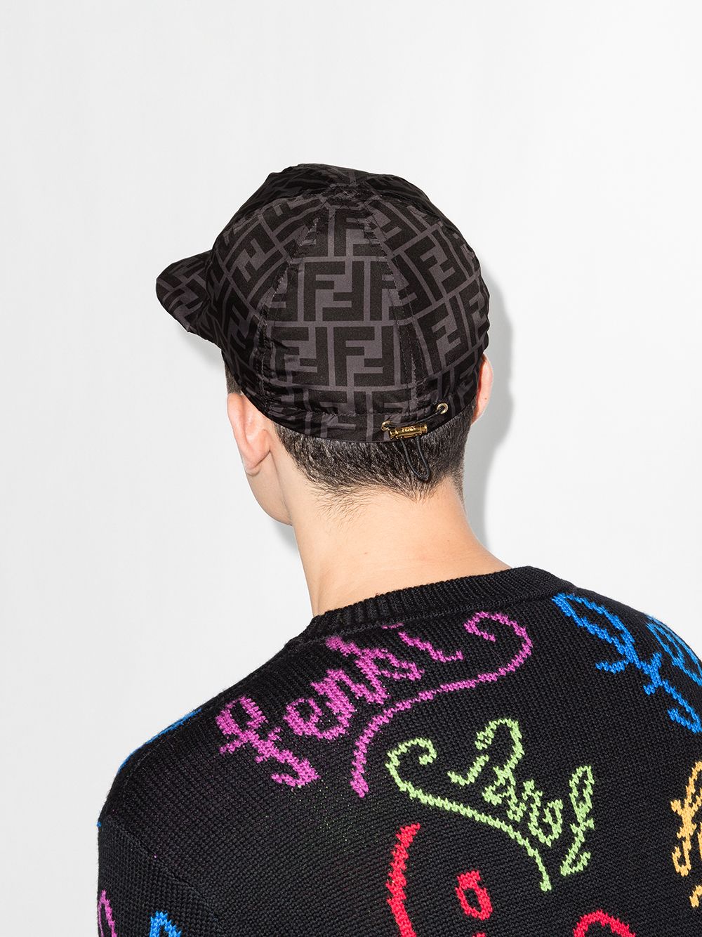 FENDI Zucca-monogram baseball cap - Image 2