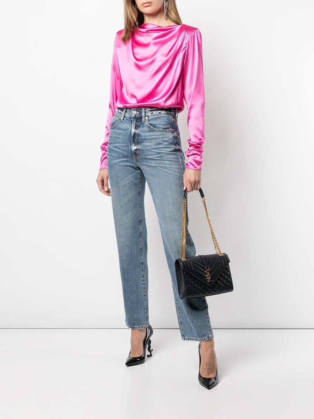 Saint Laurent medium Envelope shoulder bag - Image 2