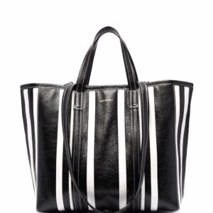 Balenciaga large Barbes East-West striped shopper tote