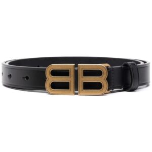 Balenciaga  Hourglass logo-buckle belt