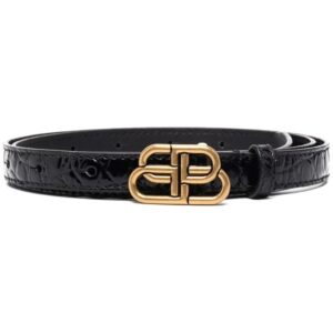 Balenciaga  logo-buckle belt