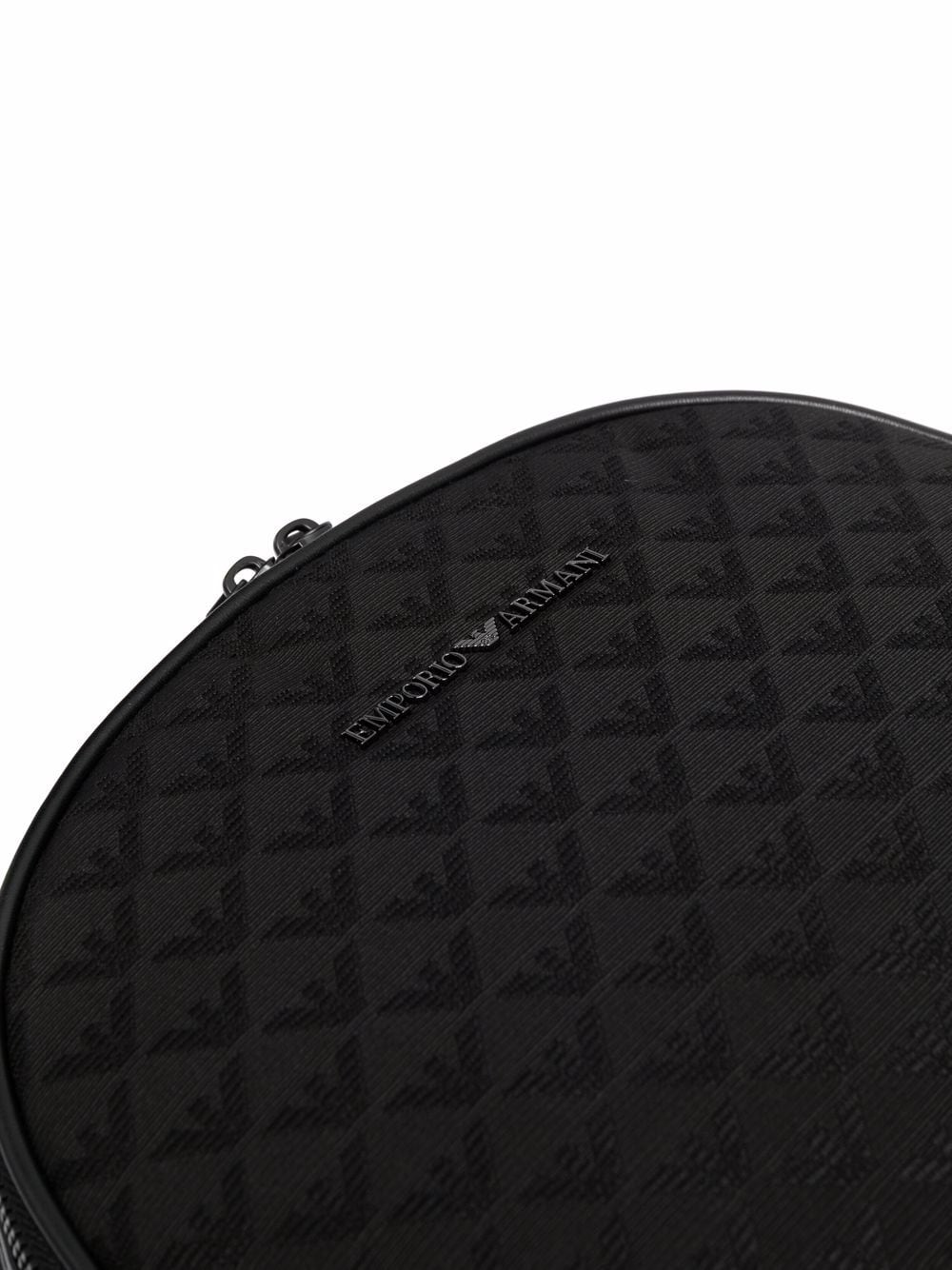 Emporio Armani jacquard-logo zip-around backpack - Image 4