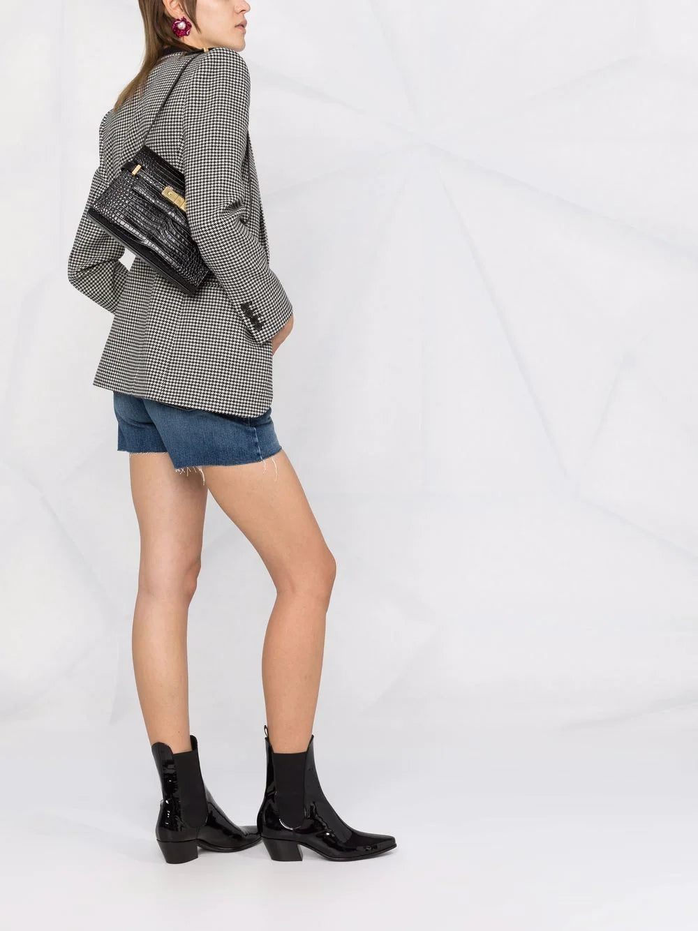 Saint Laurent Manhattan embossed shoulder bag - Image 2