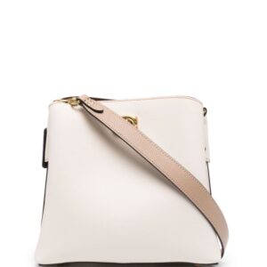 Coach logo-plaque leather tote bag