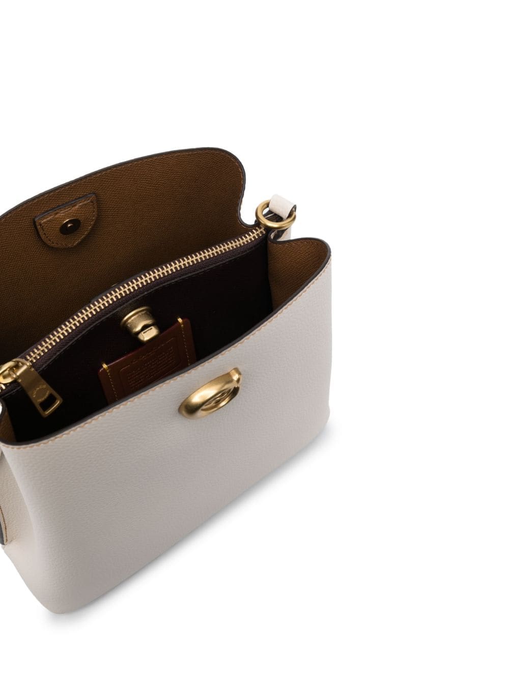 Coach logo-plaque leather tote bag - Image 5