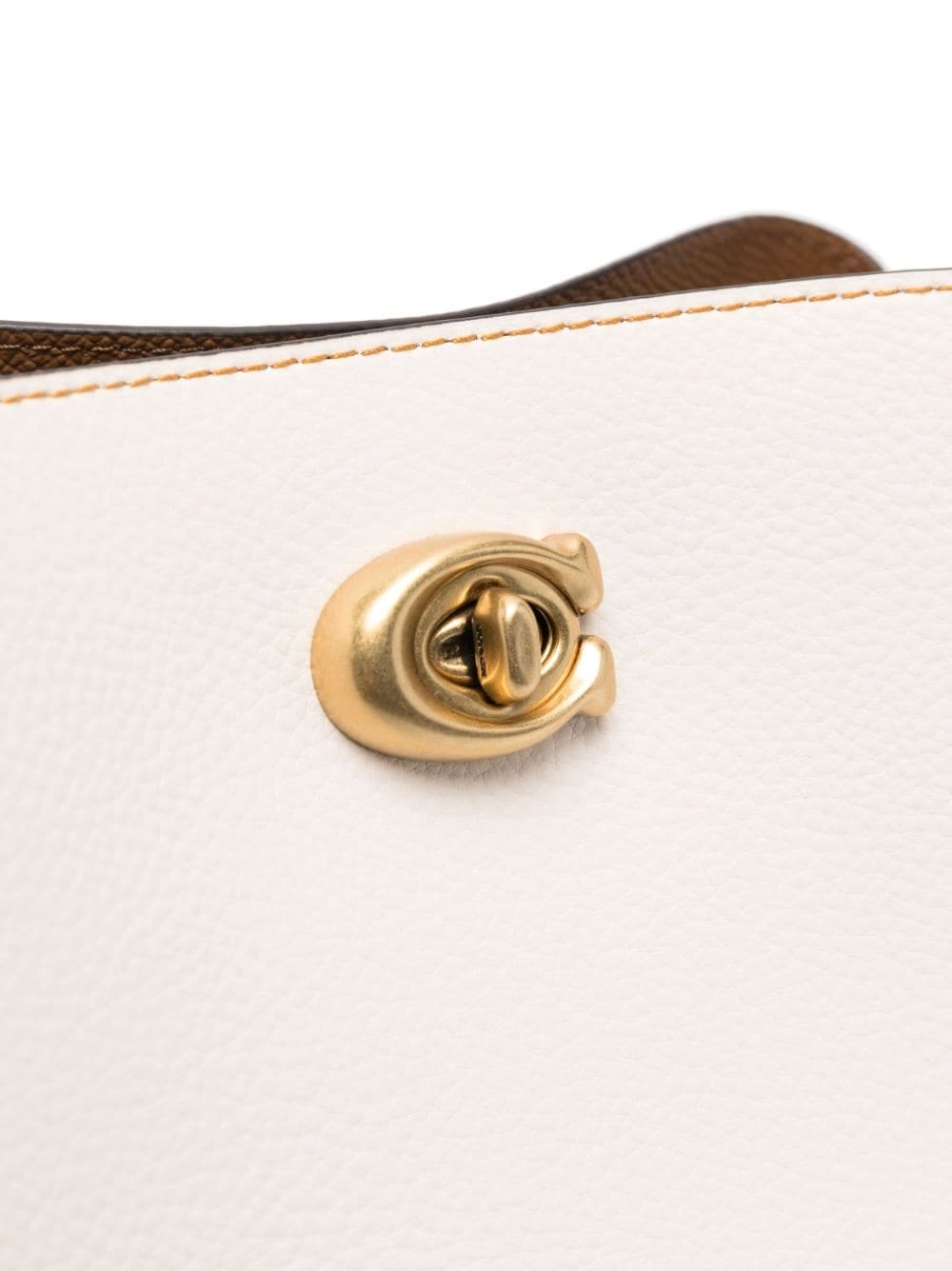 Coach logo-plaque leather tote bag - Image 4