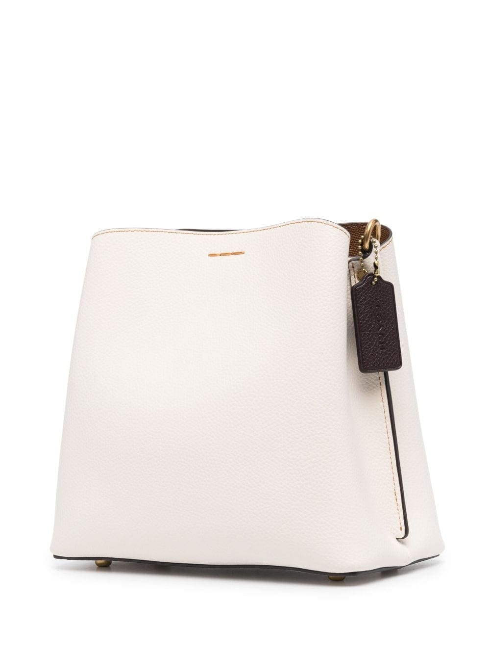 Coach logo-plaque leather tote bag - Image 3