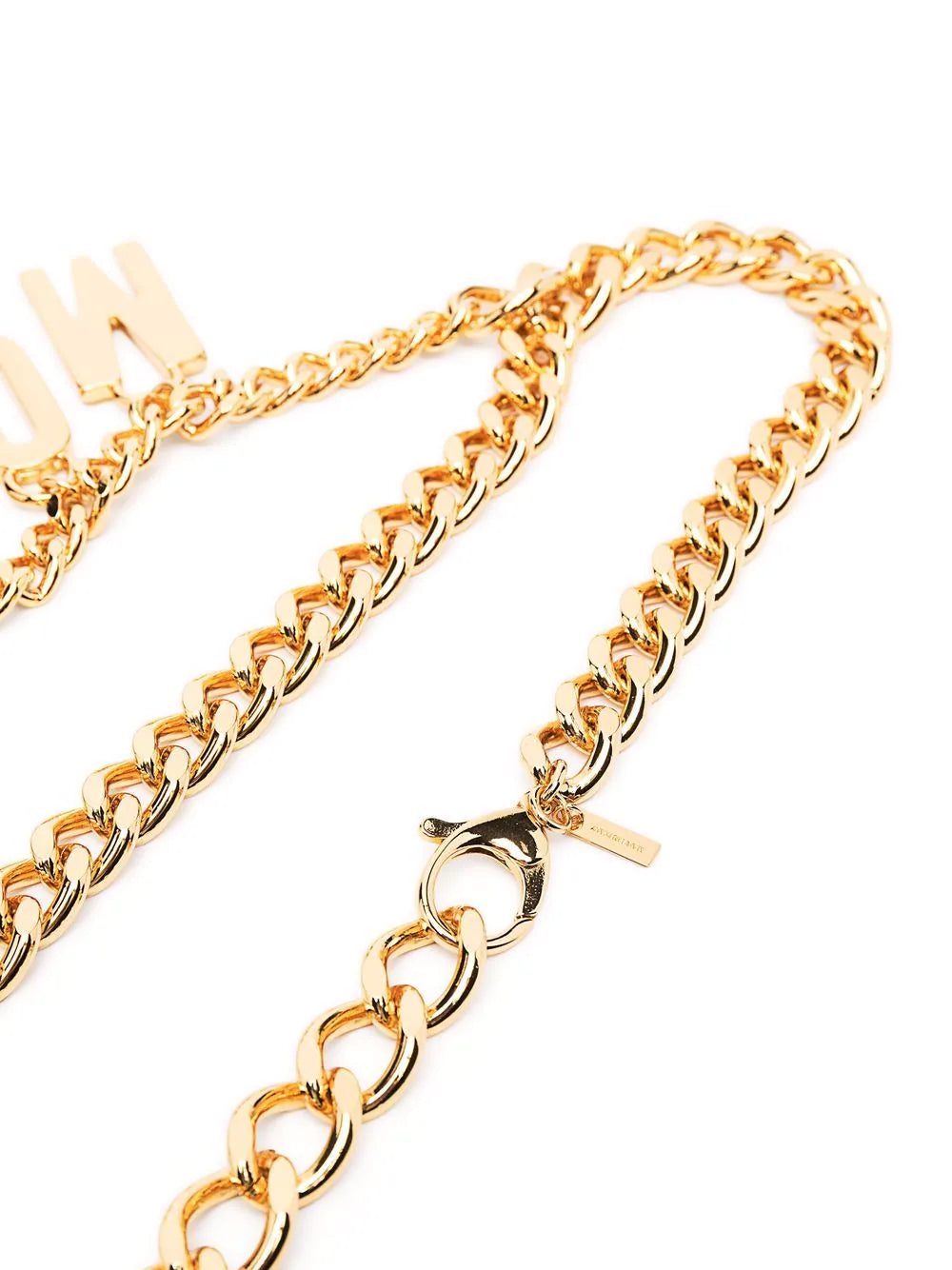 Moschino logo-lettering chain belt - Image 2