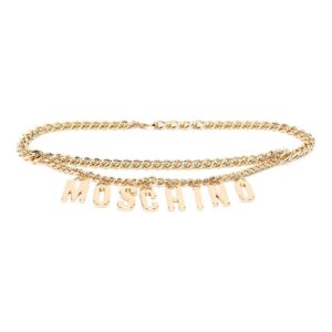Moschino  logo-lettering chain belt