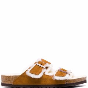 Birkenstock shearling-lined sandals