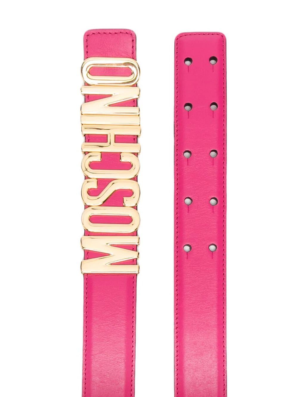 Moschino logo-plaque adjustable-fit belt - Image 2