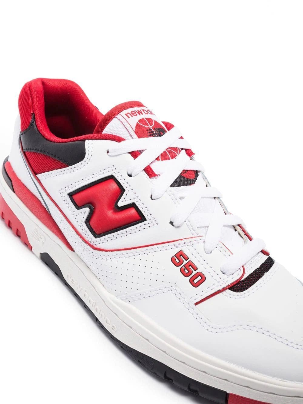 New Balance 550 "White Red" sneakers - Image 2