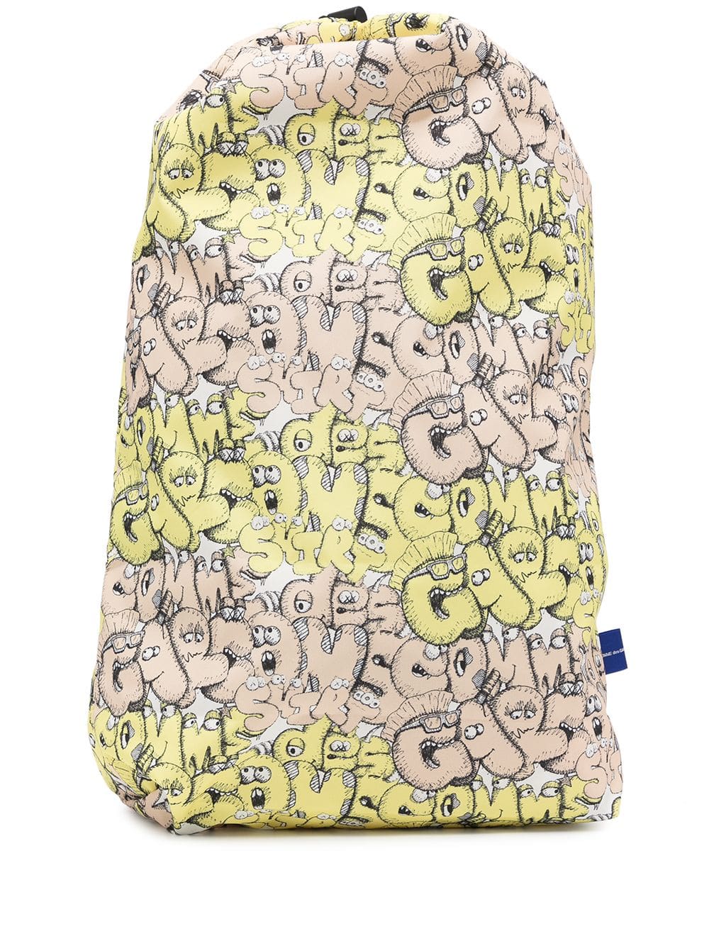 Comme Des Garçons Shirt x Kaws logo print backpack