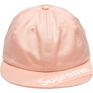 Supreme visor label 6-panel cap