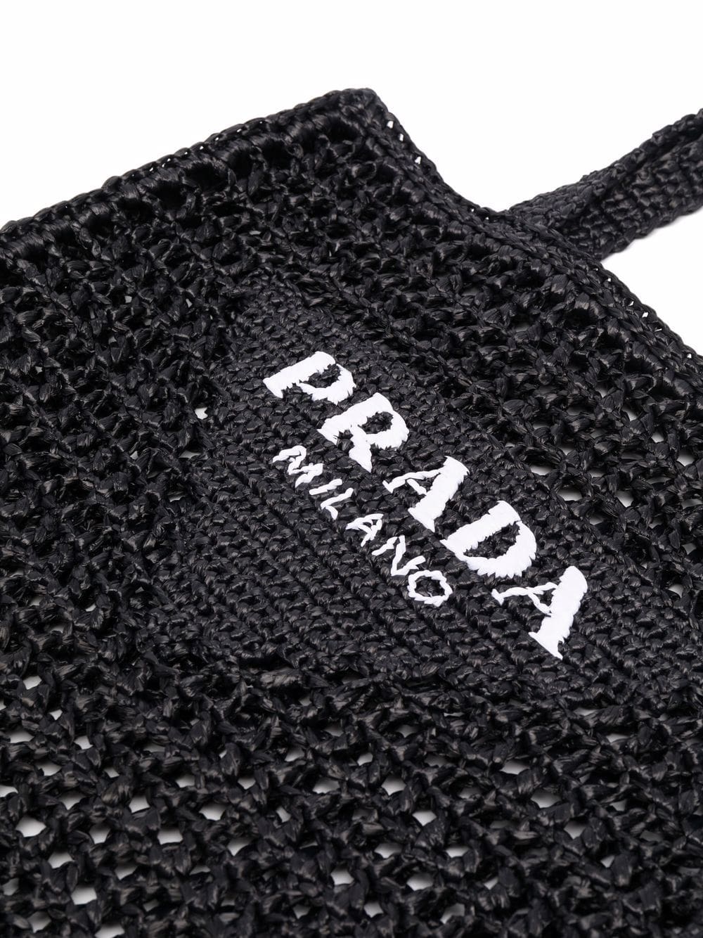 Prada interwoven-design logo-print shoulder bag - Image 4