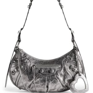 Balenciaga small Le Cagole metallic shoulder bag