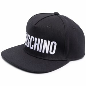 Moschino logo-print flat cap