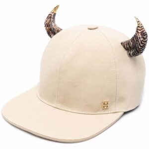 Givenchy horns-embellished baseball cap