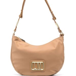 Love Moschino curved logo-letter shoulder bag