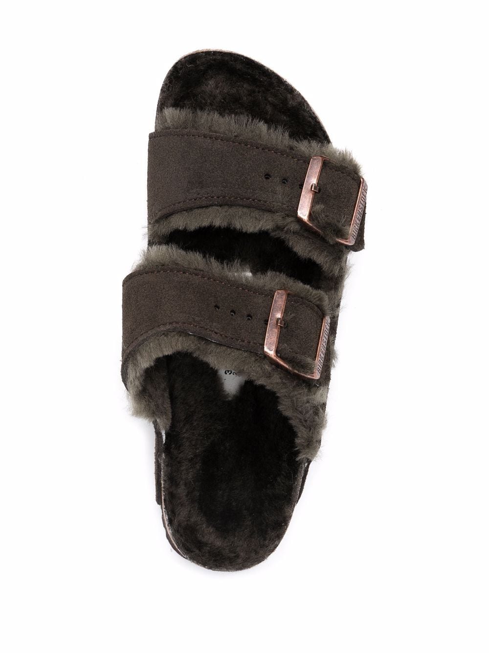 Birkenstock shearling-lined double-buckle sandals - Image 3