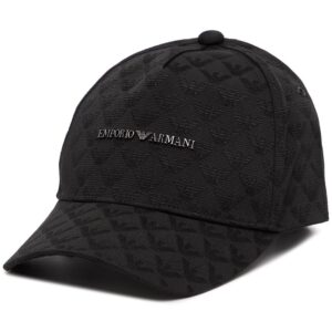 Emporio Armani logo print cap