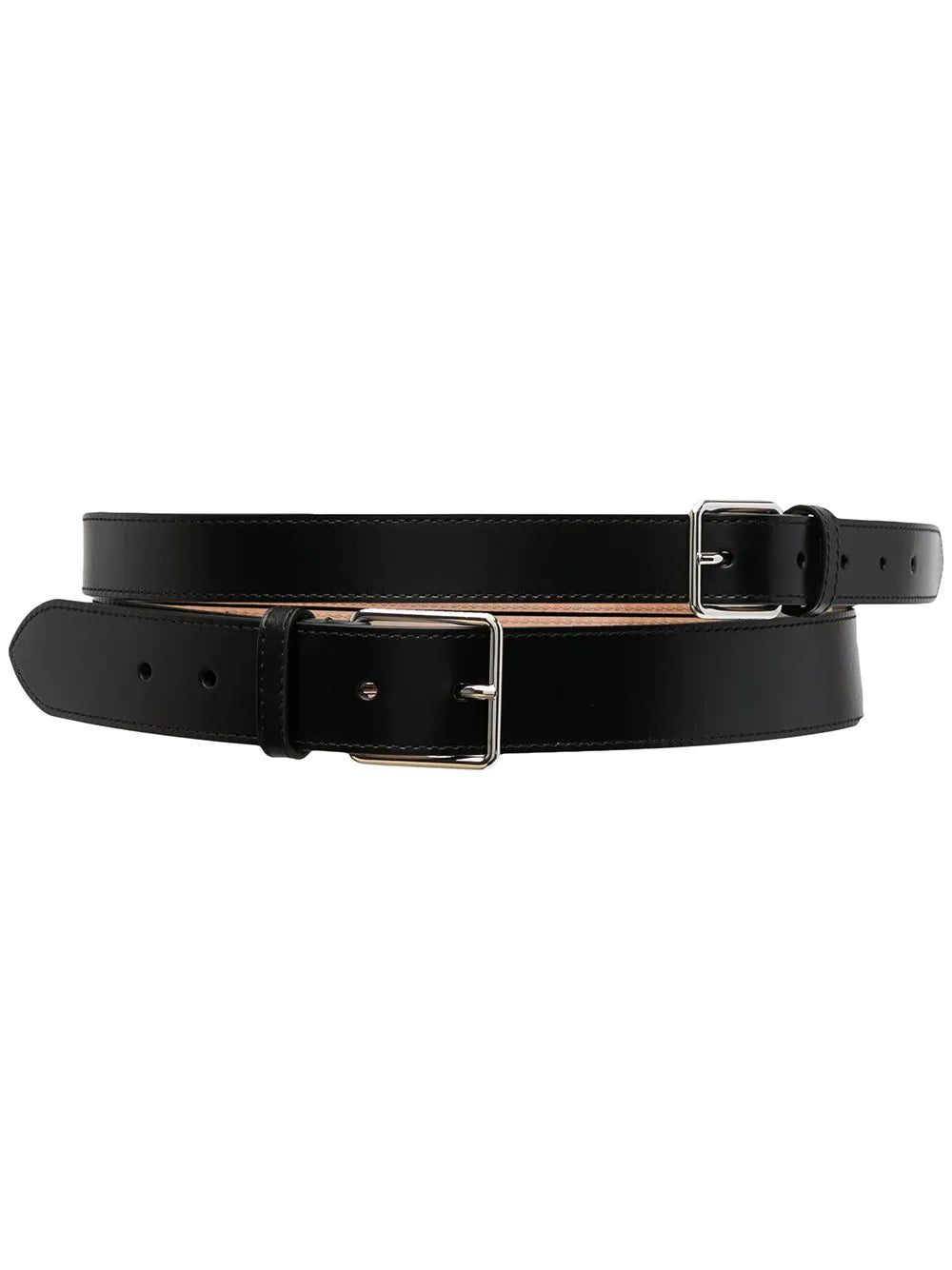 Alexander McQueen double buckle belt