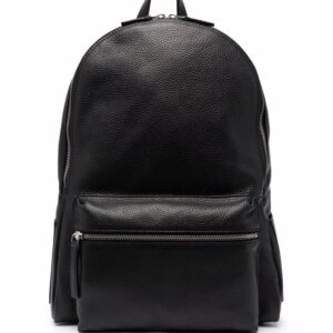 Orciani logo zipped backpack