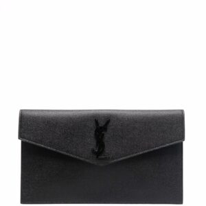 Saint Laurent Uptown YSL-plaque pouch