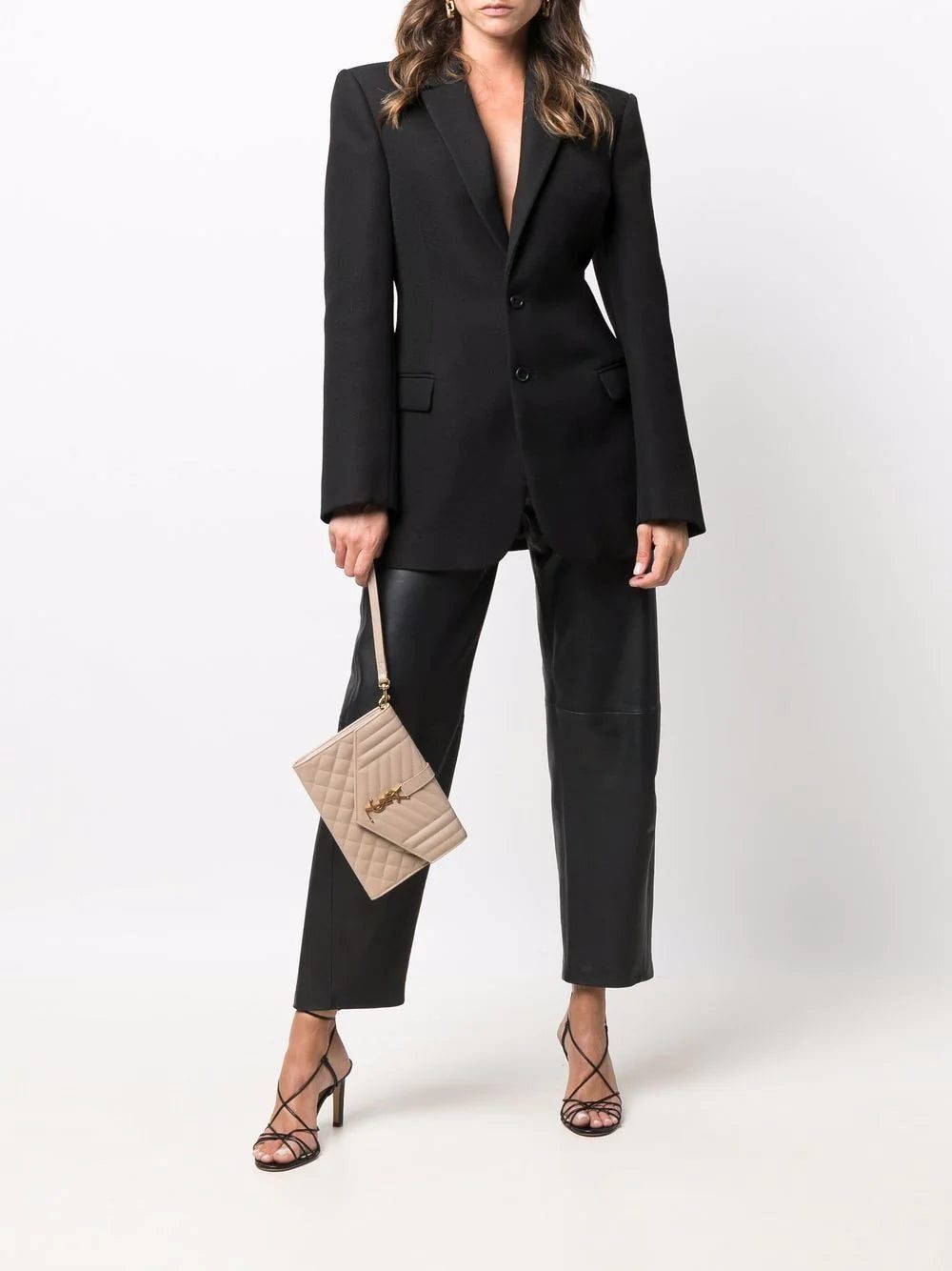 Saint Laurent Monogram envelope clutch bag - Image 2