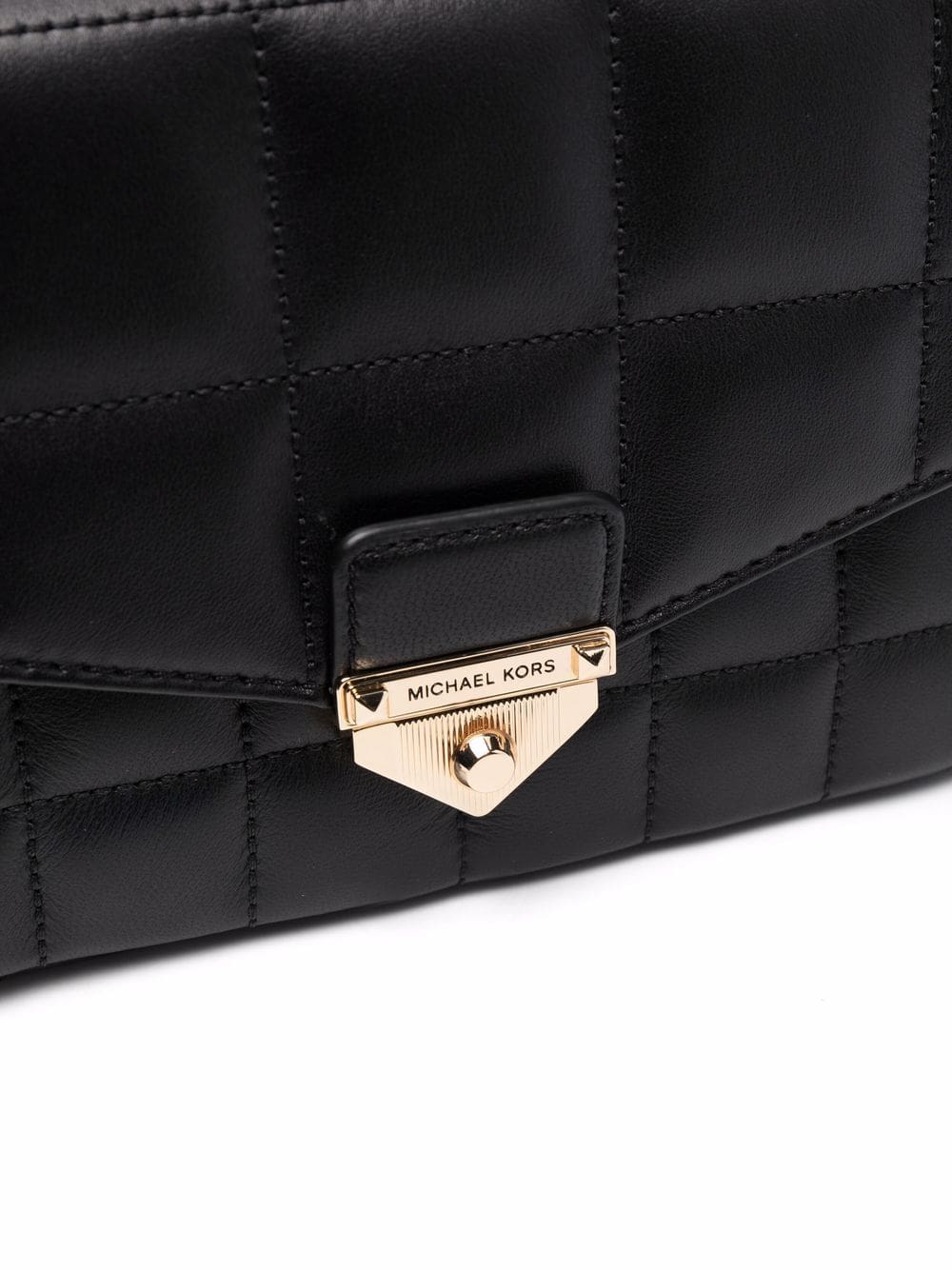Michael Michael Kors logo-engraved quilted shoulder bag - Image 4