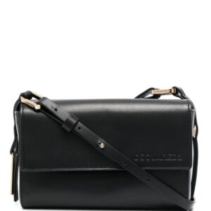 DSQUARED2 logo-charm leather shoulder bag