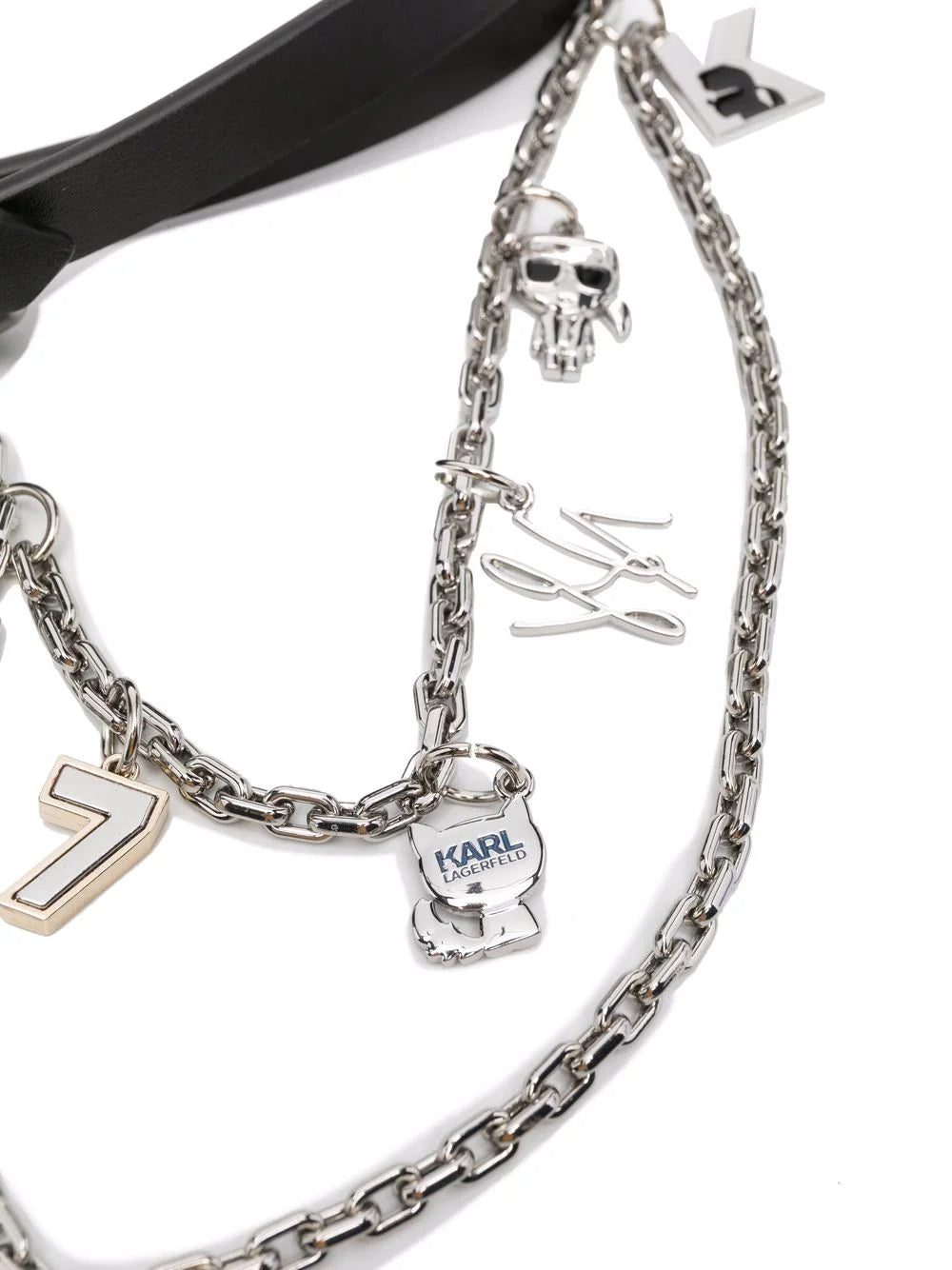 Karl Lagerfeld charm leather belt - Image 2