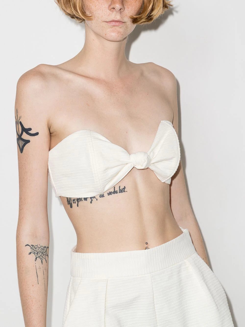 Adriana Degreas Montaigne knot-detail brallete top - Image 2